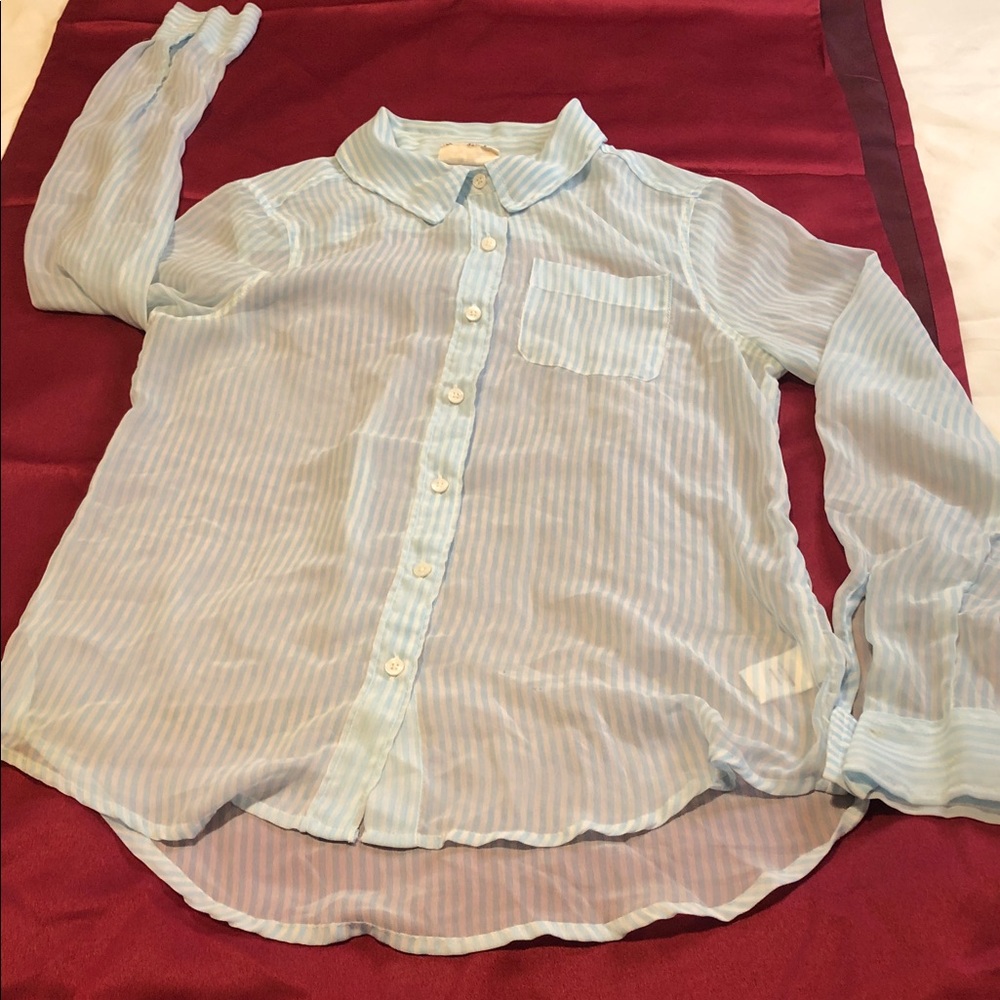 SO Kids Light Blue Button Down Shirt